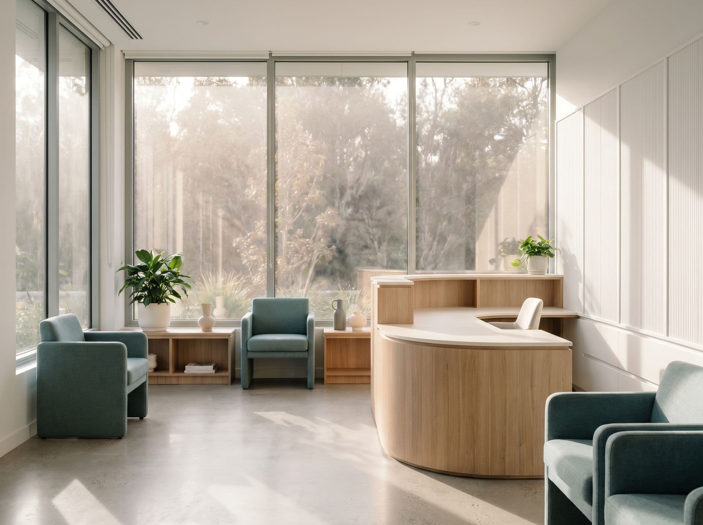 Bright modern dental clinic